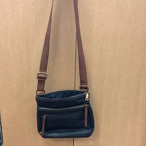 Fossil Leather Crossbody Bag